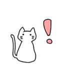 白黒猫の感情表現（個別スタンプ：38）