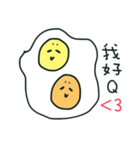 two-yolk egg<3（個別スタンプ：32）