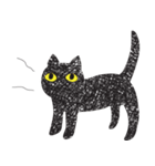Black cat art（個別スタンプ：3）