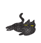 Black cat art（個別スタンプ：19）