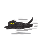 Black cat art（個別スタンプ：22）