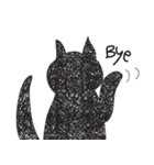 Black cat art（個別スタンプ：29）