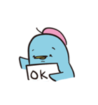 Blue Penguin and Friends（個別スタンプ：3）