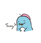 Blue Penguin and Friends（個別スタンプ：7）