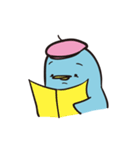 Blue Penguin and Friends（個別スタンプ：10）