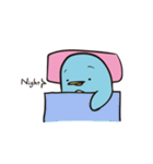 Blue Penguin and Friends（個別スタンプ：12）