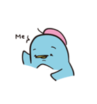 Blue Penguin and Friends（個別スタンプ：17）