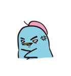 Blue Penguin and Friends（個別スタンプ：18）