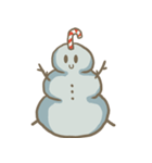 Adorable snowman（個別スタンプ：5）