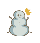 Adorable snowman（個別スタンプ：14）