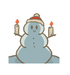 Adorable snowman（個別スタンプ：15）