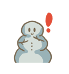 Adorable snowman（個別スタンプ：21）