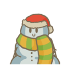 Adorable snowman（個別スタンプ：25）