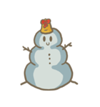 Adorable snowman（個別スタンプ：32）
