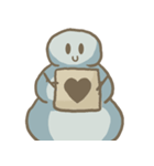 Adorable snowman（個別スタンプ：34）