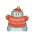 Adorable snowman（個別スタンプ：38）