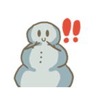 Adorable snowman（個別スタンプ：40）