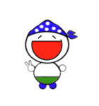 バンダナブルー2（個別スタンプ：1）