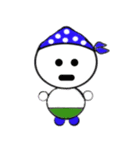 バンダナブルー2（個別スタンプ：3）