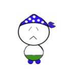 バンダナブルー2（個別スタンプ：6）