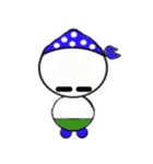 バンダナブルー2（個別スタンプ：8）