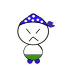 バンダナブルー2（個別スタンプ：10）
