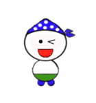 バンダナブルー2（個別スタンプ：14）