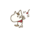 にゃんこ語のねこすけの冬 winter cat（個別スタンプ：2）