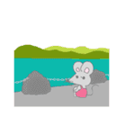 旅する廃ねずみ（個別スタンプ：18）