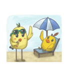 Chubby Quill Chicken and His Friend 2（個別スタンプ：3）