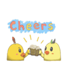 Chubby Quill Chicken and His Friend 2（個別スタンプ：11）