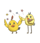 Chubby Quill Chicken and His Friend 2（個別スタンプ：12）