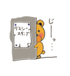 クマシーとさるー（個別スタンプ：6）