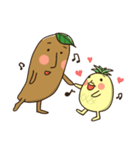 lovely Pineapple ＆ warm man Potato（個別スタンプ：36）