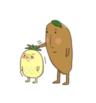 lovely Pineapple ＆ warm man Potato（個別スタンプ：38）