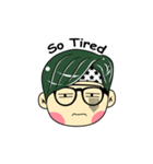 Cute Boy with Green Hair（個別スタンプ：4）