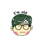 Cute Boy with Green Hair（個別スタンプ：14）