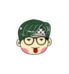 Cute Boy with Green Hair（個別スタンプ：19）