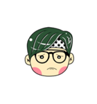 Cute Boy with Green Hair（個別スタンプ：28）