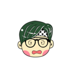 Cute Boy with Green Hair（個別スタンプ：32）