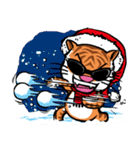 Christmas Edition Santa Tiger ＆ friends（個別スタンプ：2）