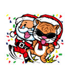 Christmas Edition Santa Tiger ＆ friends（個別スタンプ：9）