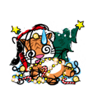 Christmas Edition Santa Tiger ＆ friends（個別スタンプ：16）