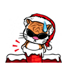 Christmas Edition Santa Tiger ＆ friends（個別スタンプ：18）
