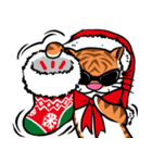 Christmas Edition Santa Tiger ＆ friends（個別スタンプ：20）