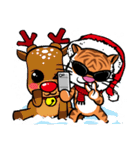 Christmas Edition Santa Tiger ＆ friends（個別スタンプ：23）