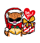 Christmas Edition Santa Tiger ＆ friends（個別スタンプ：27）