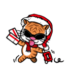 Christmas Edition Santa Tiger ＆ friends（個別スタンプ：30）