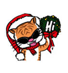 Christmas Edition Santa Tiger ＆ friends（個別スタンプ：33）