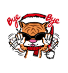 Christmas Edition Santa Tiger ＆ friends（個別スタンプ：34）